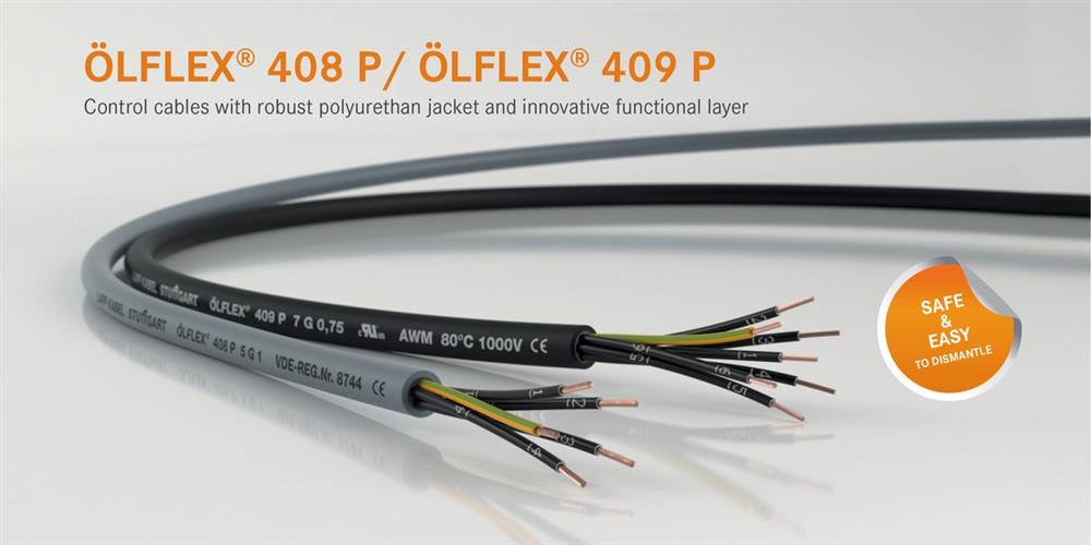 ÖLFLEX® 408 P and ÖLFLEX® 409 P control cables